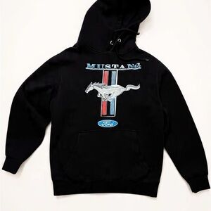 Ford Mustang Black Graphic Hoodie